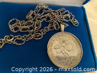 MaxSold Auction: 1968 Mexico XIX Olympic Games Aztec Ball Player BIG 25 Pesos Silver Coin i85829 - Toronto (Ontario, Canada) SELLER MANAGED Downsizing Online Auction - O'connor Drive (CONDO)