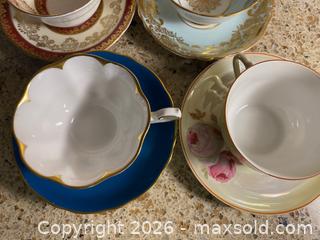 MaxSold Auction: Assorted Teacups & Saucers, Set of 4 - Toronto (Ontario, Canada) SELLER MANAGED Downsizing Online Auction - O'connor Drive (CONDO)