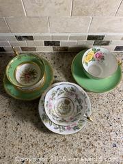 MaxSold Auction: Lot of 3 Vintage English Teacup & Saucer Sets - Toronto (Ontario, Canada) SELLER MANAGED Downsizing Online Auction - O'connor Drive (CONDO)