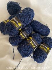 MaxSold Auction: Schaffhauser Wolle DK Weight Cotton-Acrylic Blend Yarn (8 Skeins) - Toronto (Ontario, Canada) SELLER MANAGED Downsizing Online Auction - O'connor Drive (CONDO)