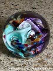 MaxSold Auction: Signed Multicolor Murano/Venetian Glass Paperweight, Small - Toronto (Ontario, Canada) SELLER MANAGED Downsizing Online Auction - O'connor Drive (CONDO)