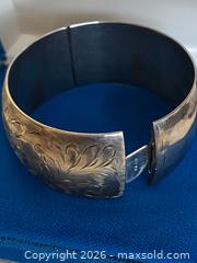 MaxSold Auction: Vintage Forstner Sterling Silver Floral Engraved Cuff Bracelet - Toronto (Ontario, Canada) SELLER MANAGED Downsizing Online Auction - O'connor Drive (CONDO)