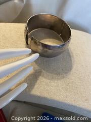 MaxSold Auction: Vintage Forstner Sterling Silver Floral Engraved Cuff Bracelet - Toronto (Ontario, Canada) SELLER MANAGED Downsizing Online Auction - O'connor Drive (CONDO)