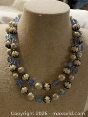 MaxSold Auction: Vintage Retro signed Vendome Necklace Mixed Pearl and Blue Crystal and Pearls - Toronto (Ontario, Canada) SELLER MANAGED Downsizing Online Auction - O'connor Drive (CONDO)