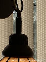 MaxSold Auction: Vintage Tiffany-style Stained Glass Pendant Lamp, 10" x 8" - Toronto (Ontario, Canada) SELLER MANAGED Downsizing Online Auction - O'connor Drive (CONDO)