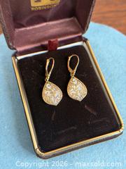 MaxSold Auction: 14K Gold Mother of Pearl Drop Earrings - Hamilton (Ontario, Canada) SELLER MANAGED Estate Sale Online Auction - Gertrude Street