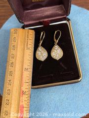 MaxSold Auction: 14K Gold Mother of Pearl Drop Earrings - Hamilton (Ontario, Canada) SELLER MANAGED Estate Sale Online Auction - Gertrude Street