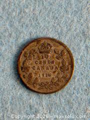 MaxSold Auction: 1918 - 10 Cent CANADA Coin - Hamilton (Ontario, Canada) SELLER MANAGED Estate Sale Online Auction - Gertrude Street
