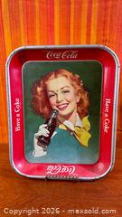 MaxSold Auction: 1948 Coca-Cola Serving Tray "Red Haired Girl" - Hamilton (Ontario, Canada) SELLER MANAGED Estate Sale Online Auction - Gertrude Street