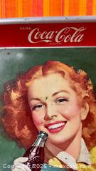 MaxSold Auction: 1948 Coca-Cola Serving Tray "Red Haired Girl" - Hamilton (Ontario, Canada) SELLER MANAGED Estate Sale Online Auction - Gertrude Street