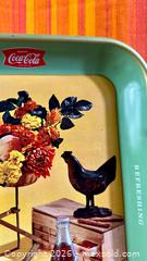 MaxSold Auction: 1957 Coca-Cola Metal Serving Tray " Rooster - Canadian Edition" - Hamilton (Ontario, Canada) SELLER MANAGED Estate Sale Online Auction - Gertrude Street