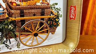 MaxSold Auction: 1958 Coca-Cola Metal Tray "Picnic Cart" - Hamilton (Ontario, Canada) SELLER MANAGED Estate Sale Online Auction - Gertrude Street
