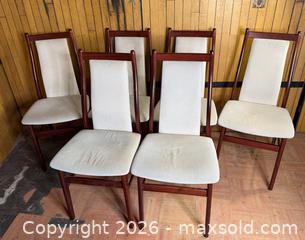 MaxSold Auction: Farstrup Danish Mid-Century Dinning Chairs (x6) - Hamilton (Ontario, Canada) SELLER MANAGED Estate Sale Online Auction - Gertrude Street