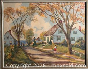 MaxSold Auction: Guy Carleton Wiggins - American (1883 - 1962) PRINT - Hamilton (Ontario, Canada) SELLER MANAGED Estate Sale Online Auction - Gertrude Street