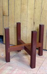 MaxSold Auction: Mid-Century Modern Teak Plant Display Stand - Hamilton (Ontario, Canada) SELLER MANAGED Estate Sale Online Auction - Gertrude Street