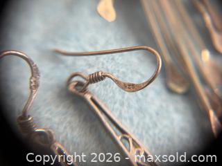 MaxSold Auction: Mostly Sterling Silver + Onyx Drop Earrings - Hamilton (Ontario, Canada) SELLER MANAGED Estate Sale Online Auction - Gertrude Street