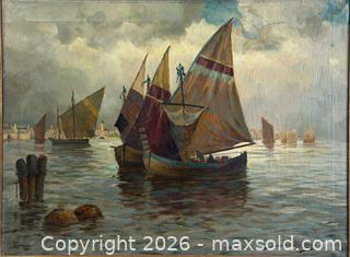 MaxSold Auction: Oil on Canvas Painting, by Wenzel Hermann Wendlberger - (German 1882-1945) - Hamilton (Ontario, Canada) SELLER MANAGED Estate Sale Online Auction - Gertrude Street