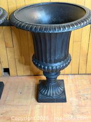 MaxSold Auction: Old Cast Iron Garden Urns - Hamilton (Ontario, Canada) SELLER MANAGED Estate Sale Online Auction - Gertrude Street