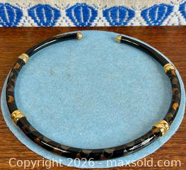 MaxSold Auction: Signed LAURANA ITALY - Design by Franco Bastianelli - Enamel Choker Necklace - Hamilton (Ontario, Canada) SELLER MANAGED Estate Sale Online Auction - Gertrude Street