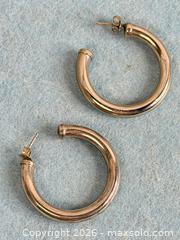 MaxSold Auction: Sterling Silver 3/4 Hoop Earrings - Hamilton (Ontario, Canada) SELLER MANAGED Estate Sale Online Auction - Gertrude Street