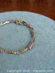 MaxSold Auction: Sterling Silver Amethyst & CZ Tennis Bracelet - Hamilton (Ontario, Canada) SELLER MANAGED Estate Sale Online Auction - Gertrude Street