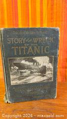 MaxSold Auction: The Story of the Wreck of the Titanic Hardcover Book - Hamilton (Ontario, Canada) SELLER MANAGED Estate Sale Online Auction - Gertrude Street
