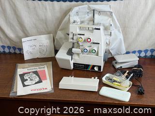 MaxSold Auction: TOYOTA Serger Sewing Machine - Model 6600 - Hamilton (Ontario, Canada) SELLER MANAGED Estate Sale Online Auction - Gertrude Street