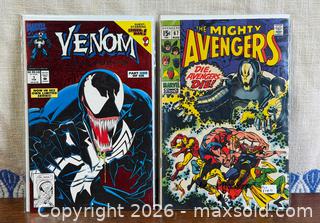 MaxSold Auction: VENOM #1, 1993 + Mighty Avengers #67, 1963 - Hamilton (Ontario, Canada) SELLER MANAGED Estate Sale Online Auction - Gertrude Street