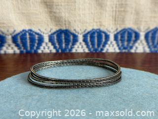 MaxSold Auction: Victorian Silver Spacer Bangles (x3) - Hamilton (Ontario, Canada) SELLER MANAGED Estate Sale Online Auction - Gertrude Street