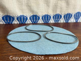 MaxSold Auction: Victorian Silver Spacer Bangles (x3) - Hamilton (Ontario, Canada) SELLER MANAGED Estate Sale Online Auction - Gertrude Street