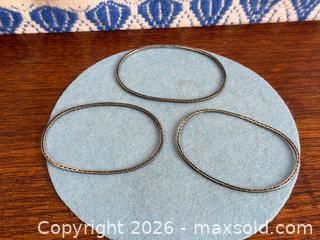 MaxSold Auction: Victorian Silver Spacer Bangles (x3) - Hamilton (Ontario, Canada) SELLER MANAGED Estate Sale Online Auction - Gertrude Street