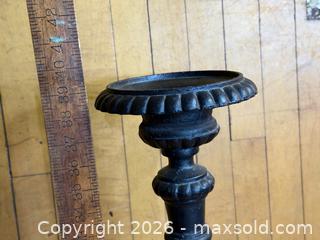 MaxSold Auction: Vintage Cast Iron Candle Stand - Heavy Ornate/ Church/Gothic - Hamilton (Ontario, Canada) SELLER MANAGED Estate Sale Online Auction - Gertrude Street