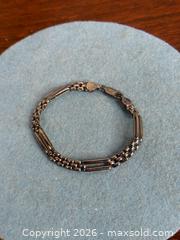 MaxSold Auction: Vintage Fancy Link Sterling Silver Bracelet - Hamilton (Ontario, Canada) SELLER MANAGED Estate Sale Online Auction - Gertrude Street