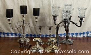 MaxSold Auction: Vintage Silverplate Candelabras, Candlesticks, Etc. - Hamilton (Ontario, Canada) SELLER MANAGED Estate Sale Online Auction - Gertrude Street