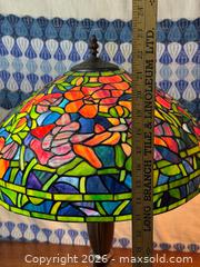 MaxSold Auction: Vintage Tiffany Style Stained Glass Lamps (Pair) - Hamilton (Ontario, Canada) SELLER MANAGED Estate Sale Online Auction - Gertrude St.