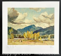 MaxSold Auction: Group of Seven A. J. Casson Lithograph — Hand signed Hills at Baptiste Lake, #161/300 - Otonabee-South Monaghan (Ontario, Canada) SELLER MANAGED Downsizing Online Auction - Dougall Drive