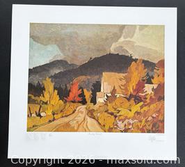 MaxSold Auction: Group of Seven A.J. Casson Hand Signed Limited Edition Print (255/300) “Country Church” - Otonabee-South Monaghan (Ontario, Canada) SELLER MANAGED Downsizing Online Auction - Dougall Drive