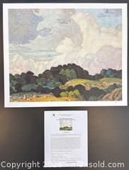 MaxSold Auction: Group of Seven Artist A. J. Casson Hand Signed limited edition lithograph “Sunlit Hill” Rare Canadian Treasure - Otonabee-South Monaghan (Ontario, Canada) SELLER MANAGED Downsizing Online Auction - Dougall Drive