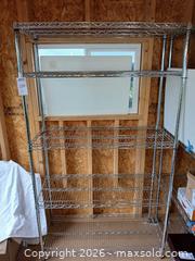 MaxSold Auction: 6ft Chrome Shelf #2  - Fremont (California, USA) PARTNER MANAGED Estate Sale Online Auction - Las Palmas Avenue