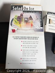 MaxSold Auction: Acryclic Entertaining Pieces and Cheese Mill  - Fremont (California, USA) PARTNER MANAGED Estate Sale Online Auction - Las Palmas Avenue