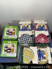 MaxSold Auction: Ball and Mason Jars & Accessories - Unused - Fremont (California, USA) PARTNER MANAGED Estate Sale Online Auction - Las Palmas Avenue