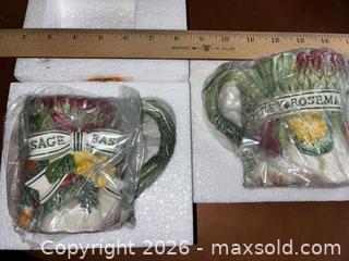MaxSold Auction: Fitz and Floyd Herb Garden Set - Fremont (California, USA) PARTNER MANAGED Estate Sale Online Auction - Las Palmas Avenue