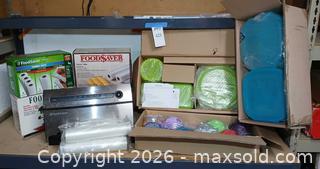 MaxSold Auction: Food Saver V3825 and All The Bags You'll Ever Need, Plus Containers! - Fremont (California, USA) PARTNER MANAGED Estate Sale Online Auction - Las Palmas Avenue