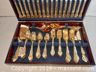 MaxSold Auction: Gold Toned Stainless Steel Dining Flatware - Fremont (California, USA) PARTNER MANAGED Estate Sale Online Auction - Las Palmas Avenue