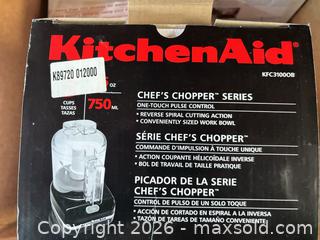 MaxSold Auction: KitchenAid Mixer, Chopper and more NIB - Fremont (California, USA) PARTNER MANAGED Estate Sale Online Auction - Las Palmas Avenue