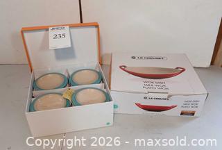 MaxSold Auction: Le Creuset Wok Dish #1 and Mini Cocottes - Fremont (California, USA) PARTNER MANAGED Estate Sale Online Auction - Las Palmas Avenue