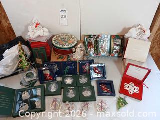 MaxSold Auction: Longaberger and Other Xmas Ornaments - Fremont (California, USA) PARTNER MANAGED Estate Sale Online Auction - Las Palmas Avenue