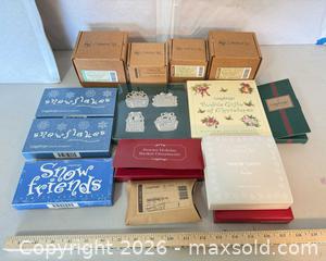 MaxSold Auction: Longaberger Assorted Ornaments NIB - Fremont (California, USA) PARTNER MANAGED Estate Sale Online Auction - Las Palmas Avenue