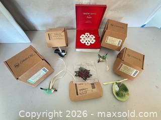 MaxSold Auction: Longaberger Assorted Ornaments NIB - Fremont (California, USA) PARTNER MANAGED Estate Sale Online Auction - Las Palmas Avenue