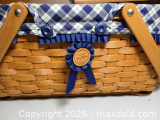 MaxSold Auction: Longaberger Baskets- Blue Ribbon, Recipe, Berries Baskets plus Star Dishes - Fremont (California, USA) PARTNER MANAGED Estate Sale Online Auction - Las Palmas Avenue